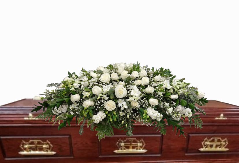 Thumbnail of Floral Casket - Any Colour