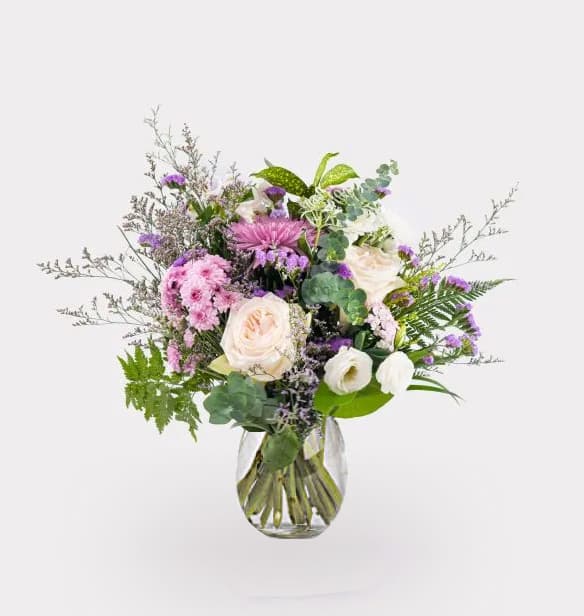 Thumbnail of Daily Posy with a glass vase