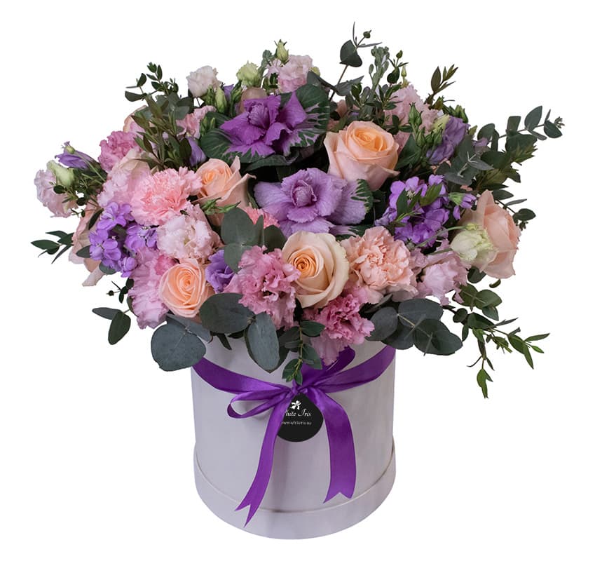 Image of Florist Choice Hat Box Arrangement